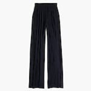 J. Crew Collection pull-on wide-leg pant